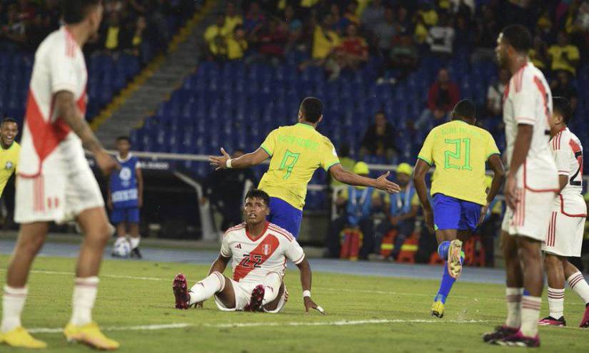 Brasil venció a Perú con dos goles de Vitor Roque en el inicio del Sudamericano Sub 20