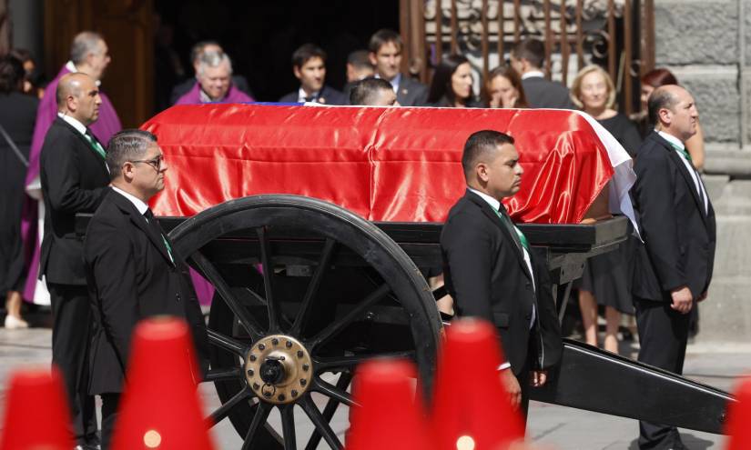 Chile da el último adiós a Sebastián Piñera en un emotivo y solemne funeral de Estado