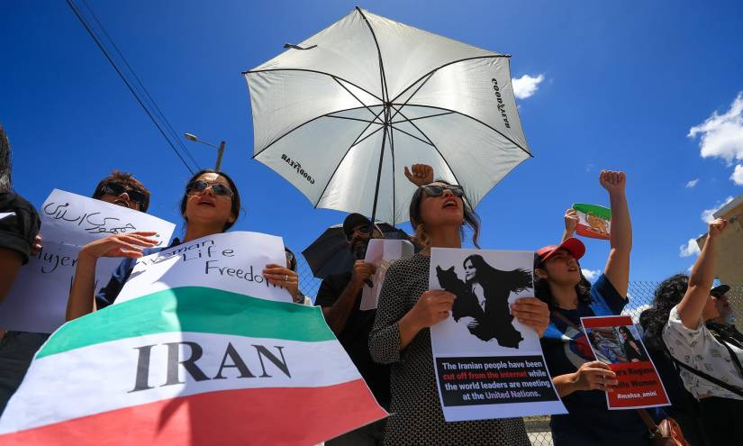 La comunidad iraní en Ecuador vuelve a protestar contra la represión en su país