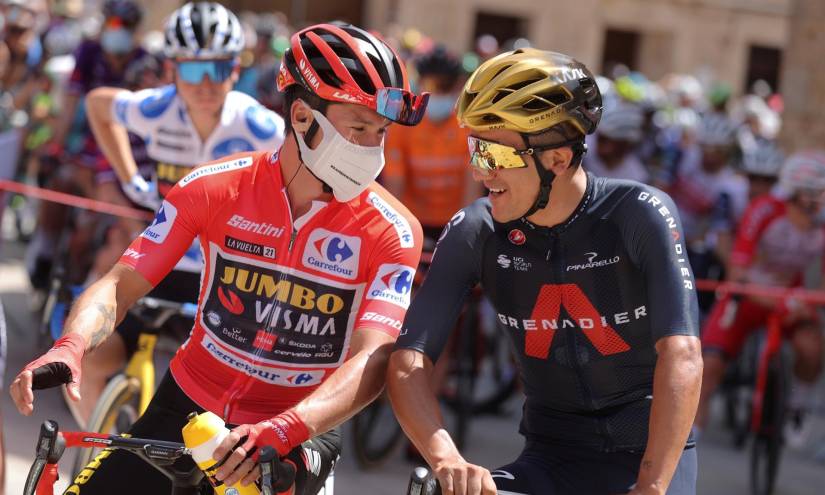 Carapaz termina 28 en segunda etapa y sube al lugar 22 en la general de la Vuelta a España