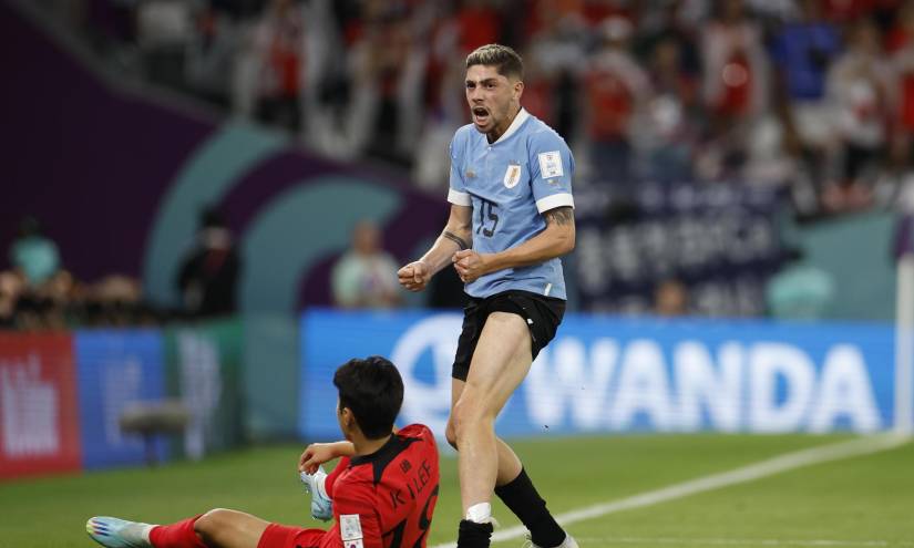 La increíble reacción de Federico Valverde tras cortar un contragolpe de Corea del Sur