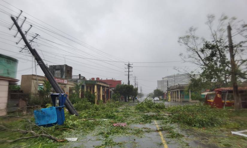 Los daños son cuantiosos tras el paso del huracán Ian en Cuba.