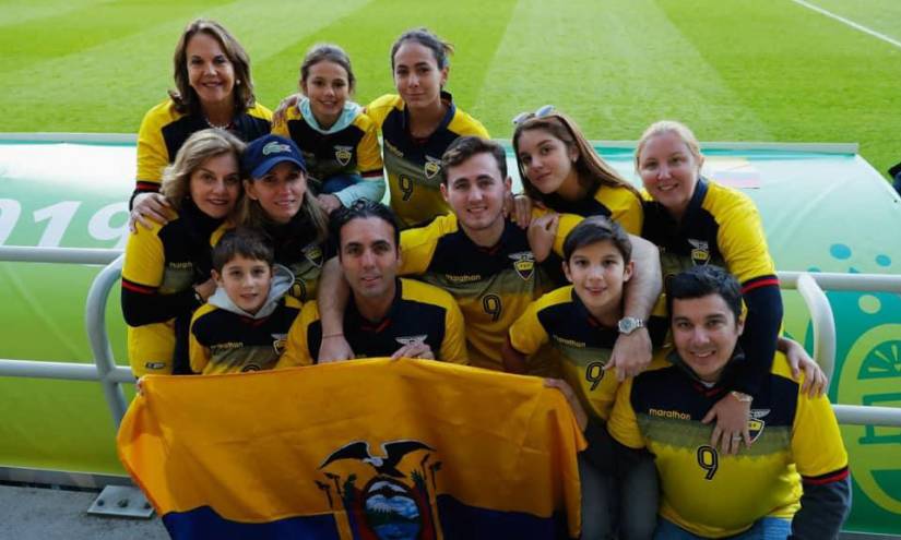 Familia de Leonardo Campana en el Mundial de Polonia 2019