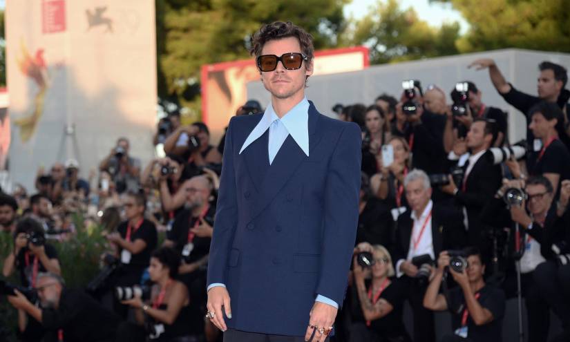 Harry Styles en el Festival de Venecia.