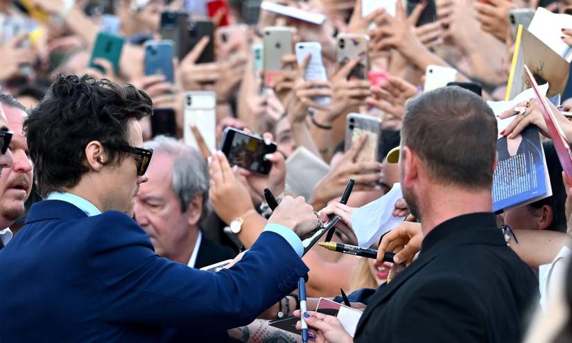 Harry Styles en el Festival de Venecia.