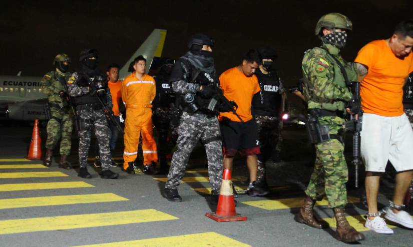 Tras la última masacre, líderes de bandas fueron trasladados a La Roca, en Guayaquil.