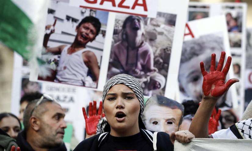 Miles de personas se manifiestan en varias ciudades del mundo en apoyo de Palestina