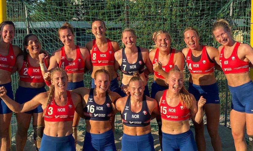 La selección de Noruega fue multada por su vestimenta