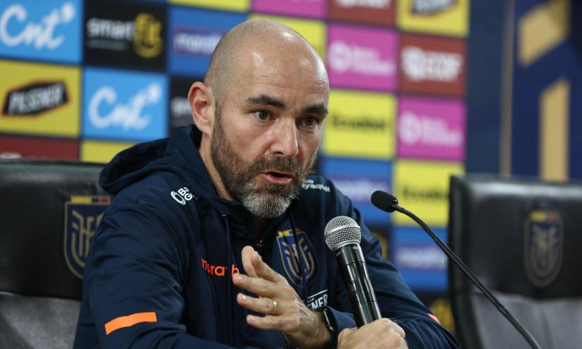 El entrenador de la selección de Ecuador, el español Félix Sánchez, en una imagen de archivo. EFE/ José Jácome