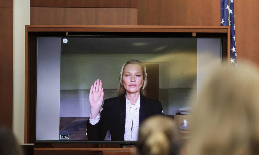 El testimonio de Kate Moss duró tan solo cinco minutos y no fue interrogada.