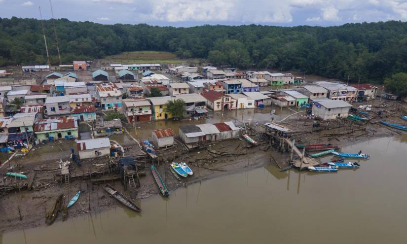 Las afectaciones en la comunidad de Puerto La Cruz.