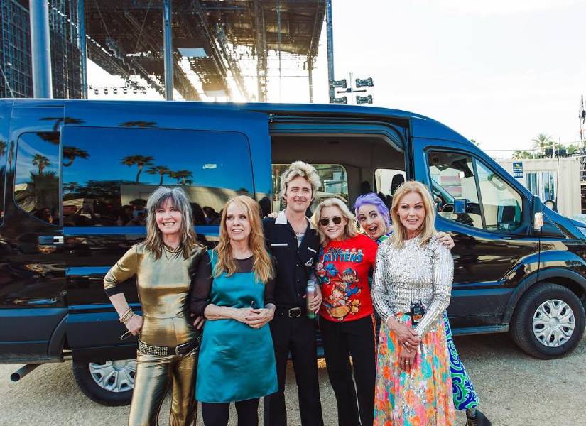 Green Day junto a las Go-Go’s.