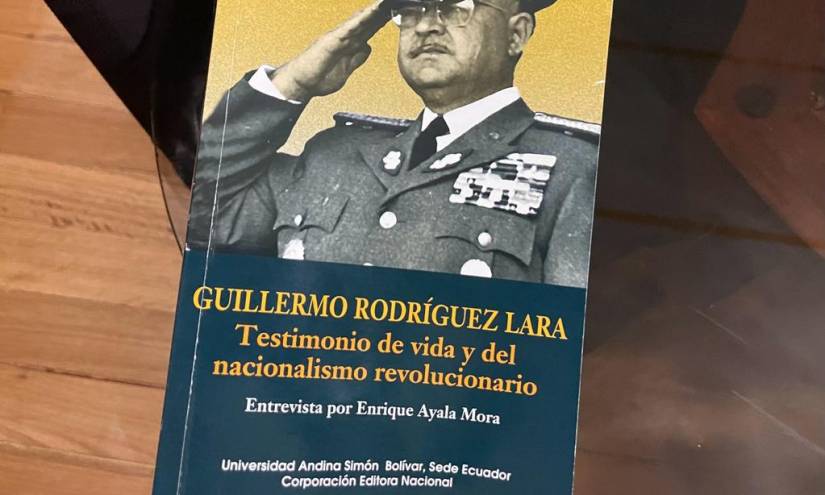 La portada del libro con las entrevistas a Guillermo Rodríguez Lara.