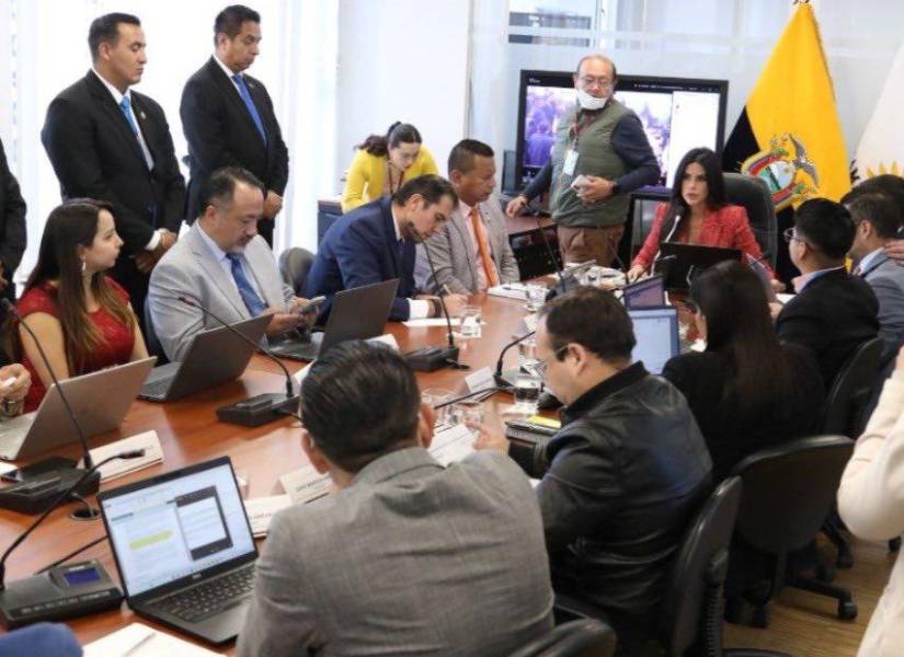 Reunión de la Comisión de Transparencia de la Asamblea Nacional.