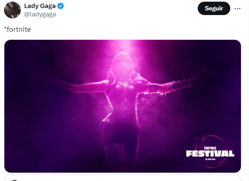 Post de Lady Gaga