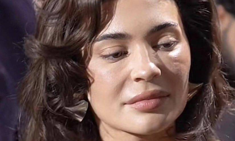 Una de las imágenes difundidas de el reciente look de Kylie jenner.