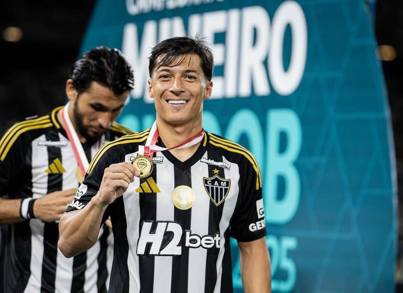 Alan Franco quedó campeón del Campeonato Mineiro.