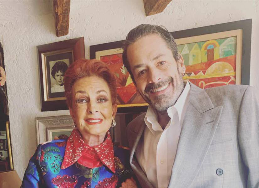 Talina Fernández y su hijo menor Pato Levy