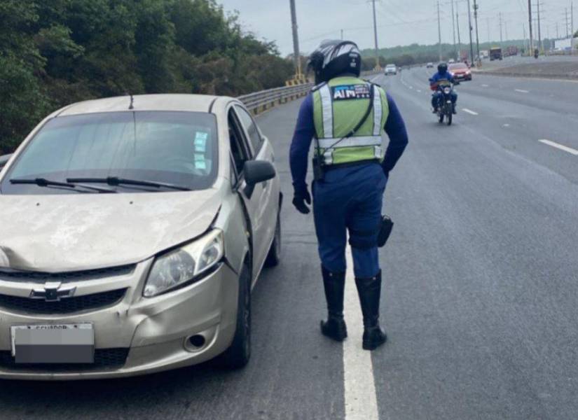 Accidente de tránsito en Guayaquil.
