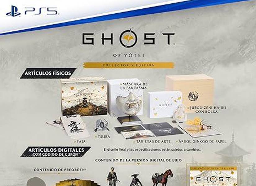 Pack de coleccionista de Ghost of Yōtei