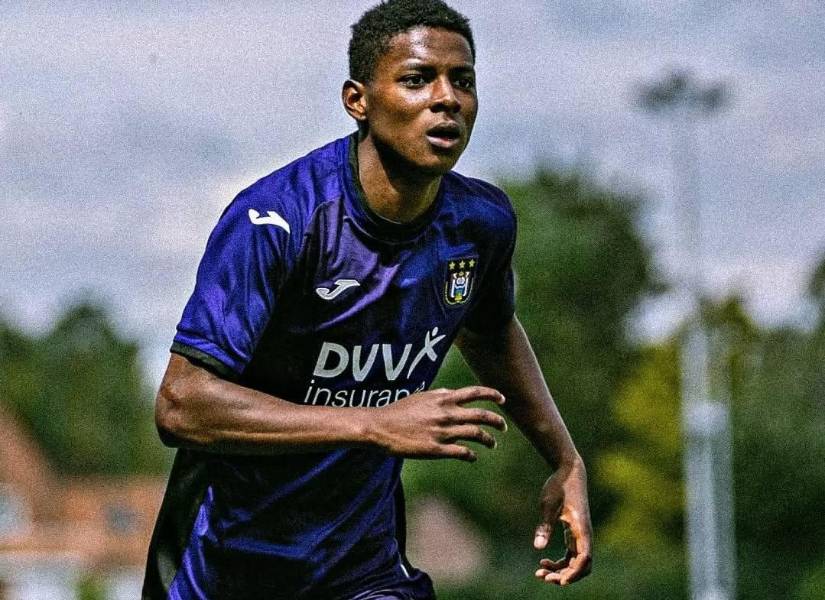 Nilson Angulo en el Anderlecht.