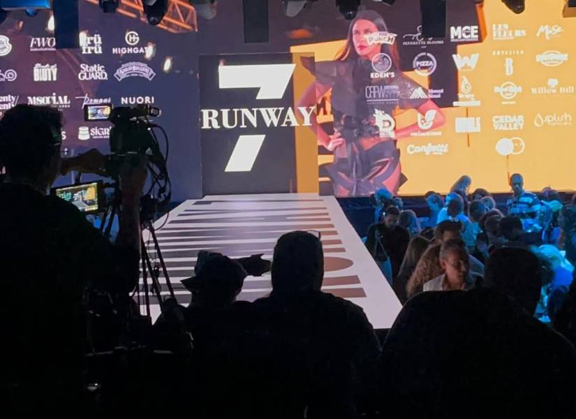 Detrás de cámaras de la pasarela de Runway 7.