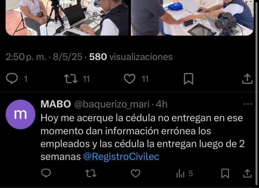 Quejas de ciudadanos.