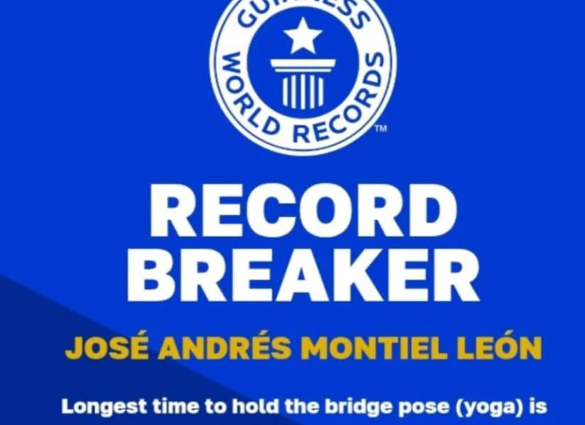 Certificado oficial otorgado por la organización Guinness World Records