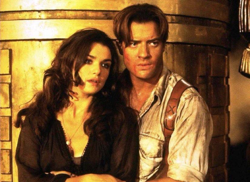 Fraser y Weisz en la primera entrega de La Momia.