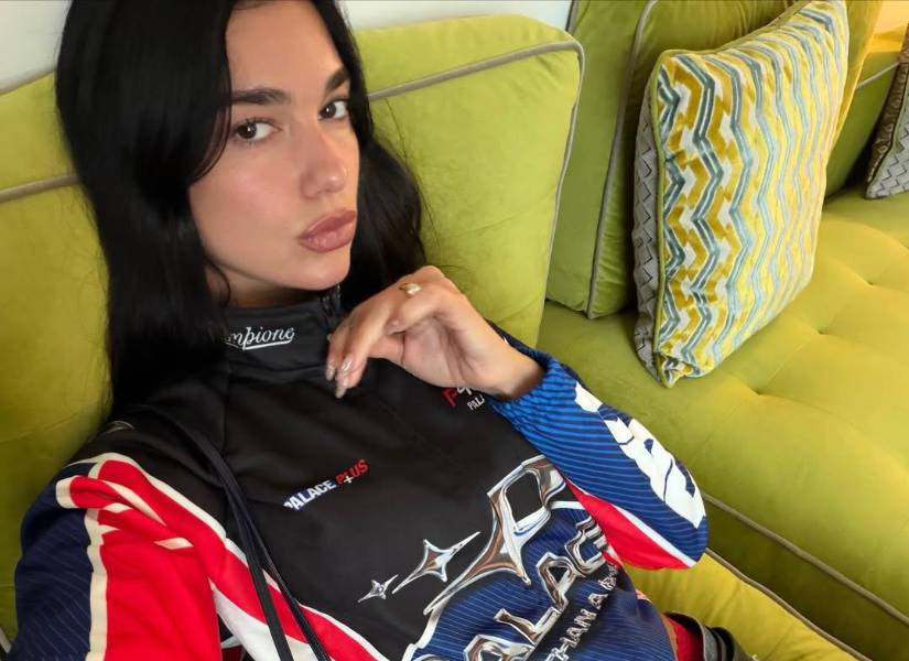 Dua Lipa en su estancia en Lima.