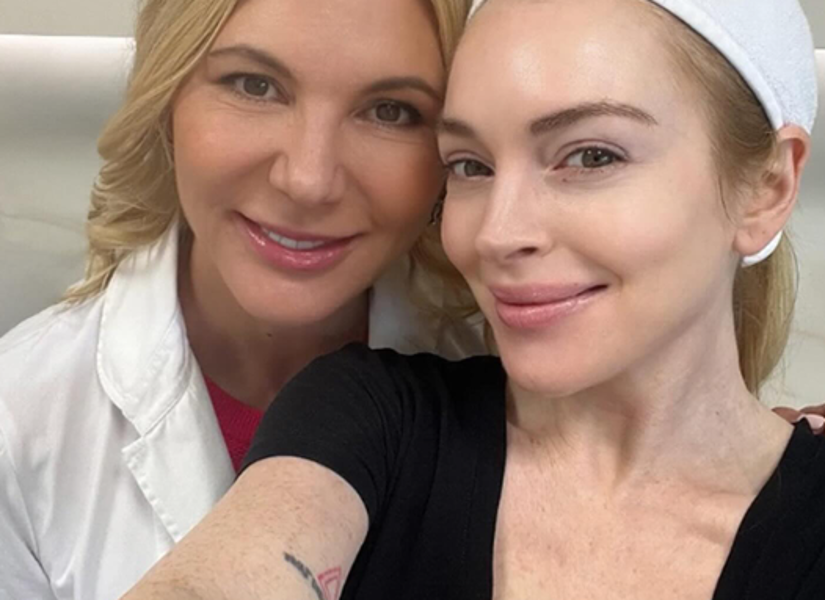 Fotografía de la actriz Lindsay Lohan