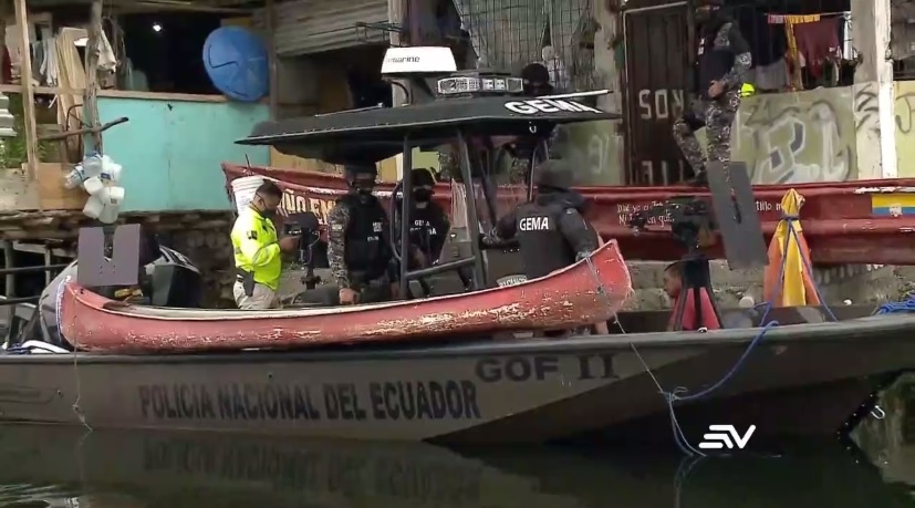 Decomisan 50.000 dosis de droga en el suburbio de Guayaquil