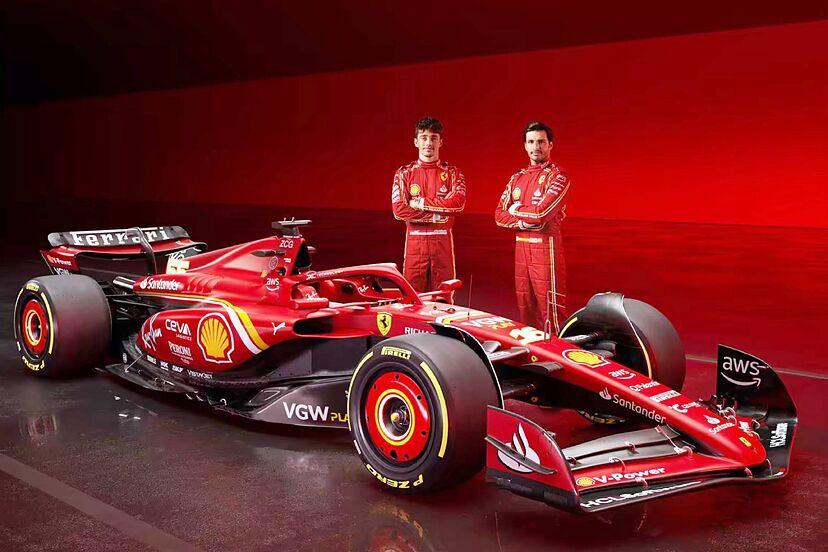 Fórmula 1: Ferrari presenta su nuevo modelo SF-24, el último antes de la llegada de Hamilton