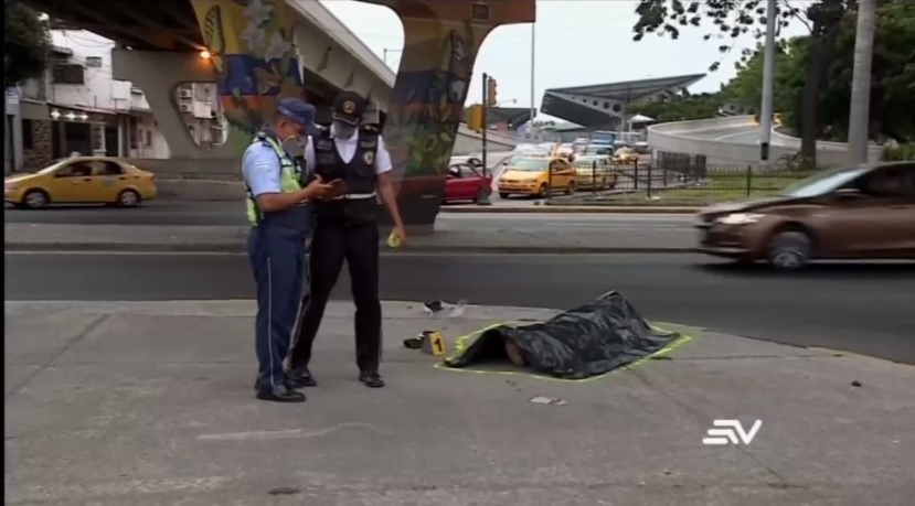 Policía muere tras caer de paso a desnivel en Guayaquil