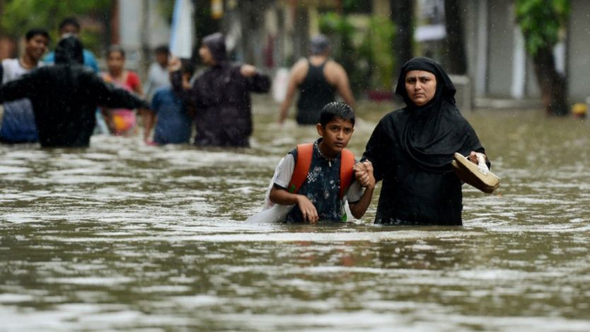Inundaciones en India, Bangladesh y Nepal dejan al menos 1.200 muertos