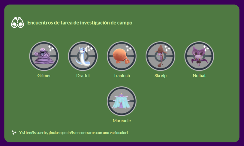 Pokémon Go anuncia el evento Ciénega nociva