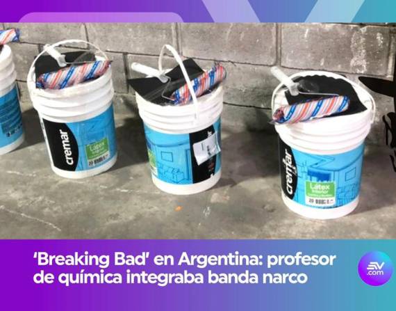 'Breaking Bad' en Argentina: profesor de química integraba banda narco