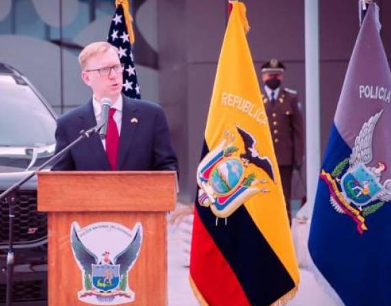 Michael Fitzpatrick, embajador de Estados Unidos en Ecuador.