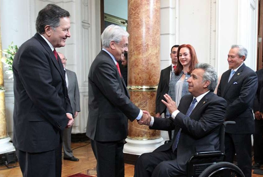 Moreno y Piñera lideran Encuentro binacional en Chile