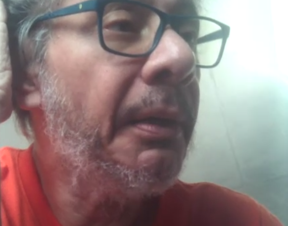 El exvicepresidente de la República, Jorge Glas, comparece desde la Cárcel del Encuentro.