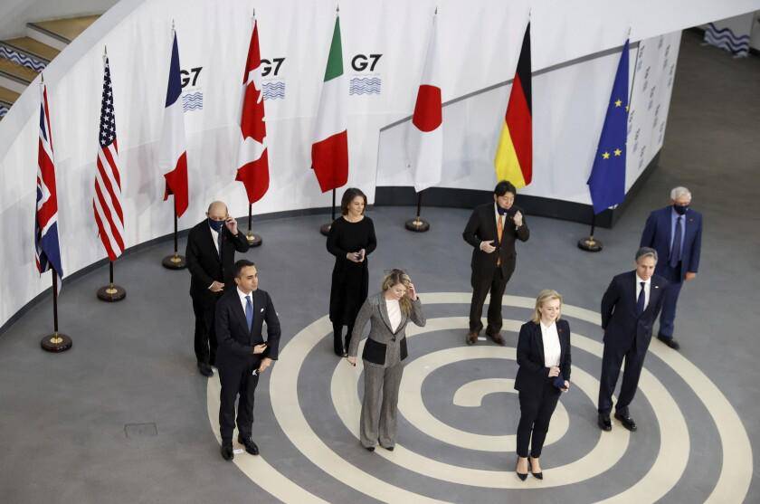 El G7 advierte que reaccionará rápidamente a un ataque a Ucrania