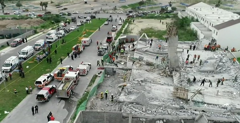 Derrumbe en Monterrey deja al menos 7 muertos