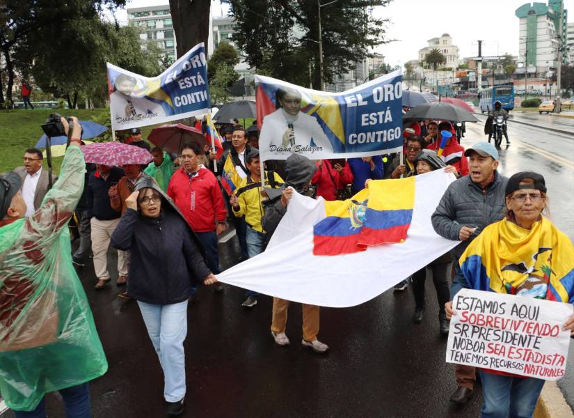 Marcha en respaldo a la Fiscal.