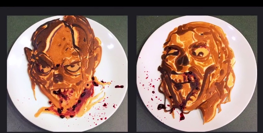 (VIDEO) Panqueques inspirados en &quot;The Walking Dead&quot; triunfan en la red