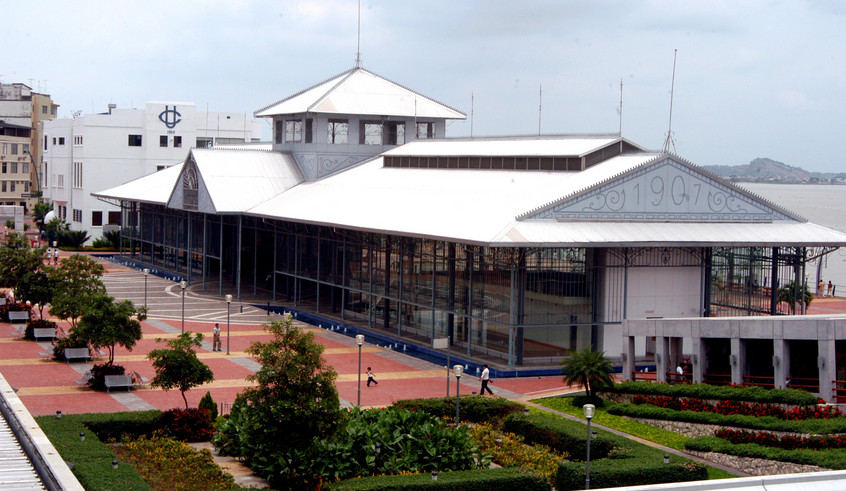 Recordando en Guayaquil el Mercado Sur, actualmente el Palacio de Cristal