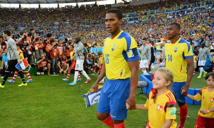 Antonio Valencia jugó con la Selección de Ecuador durante el Mundial de 2014.