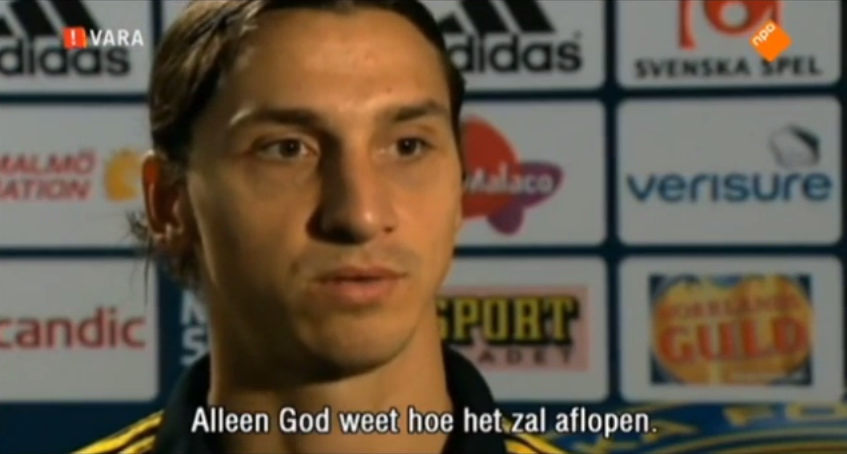 Ibrahimovic se cree Dios