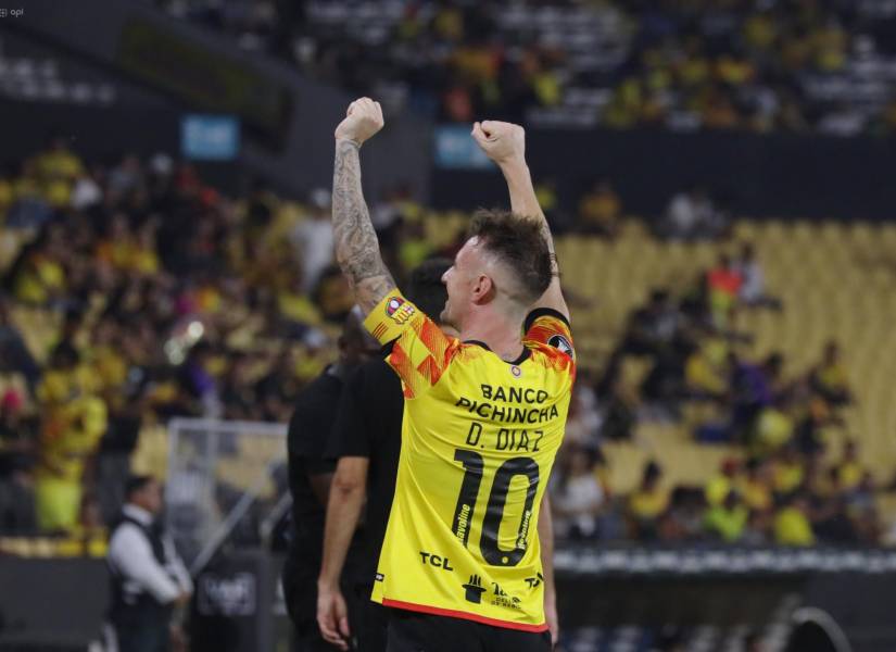 Daimán Díaz anotó el segundo gol de Barcelona SC para vencer a Cobresal.