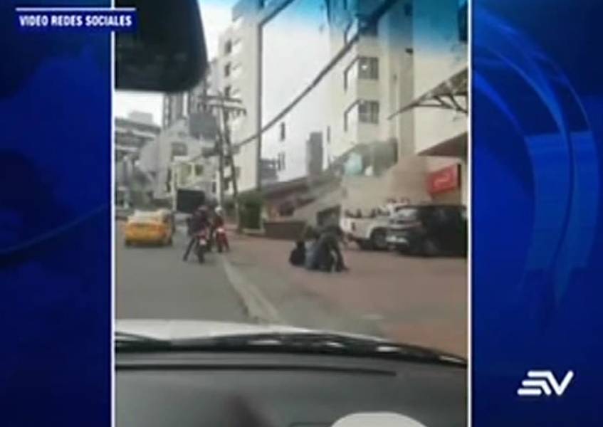 Violento asalto se registró en el norte de Quito