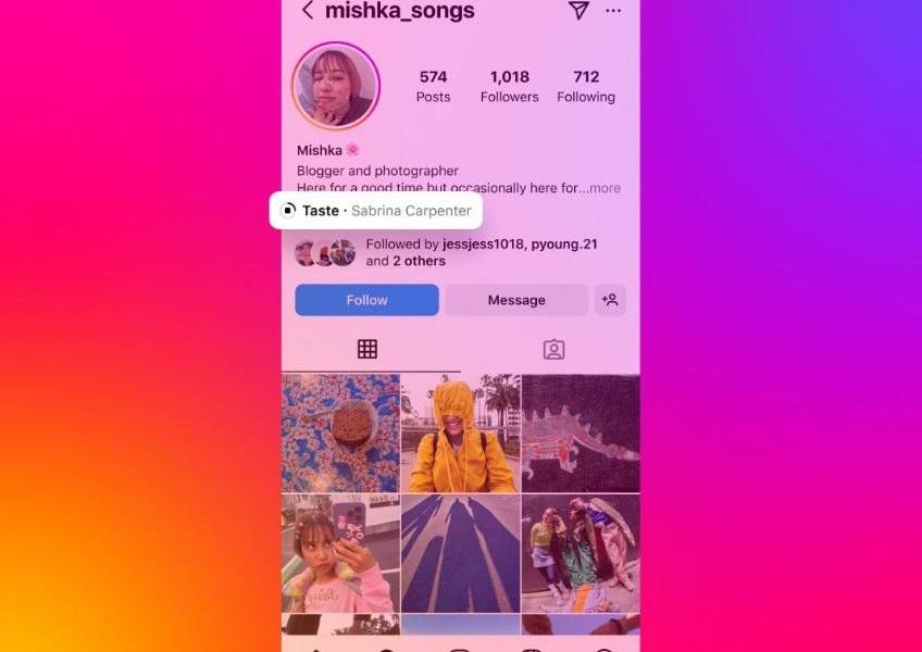 Instagram ahora permite añadir una canción en el perfil